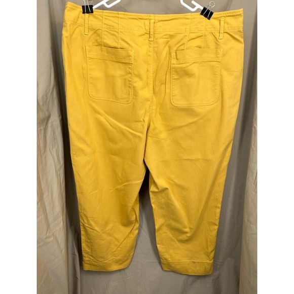 Loft Womens Pants Plus Jeans Yellow Gold Great Condition. Size: 18 - Picture 2 of 8